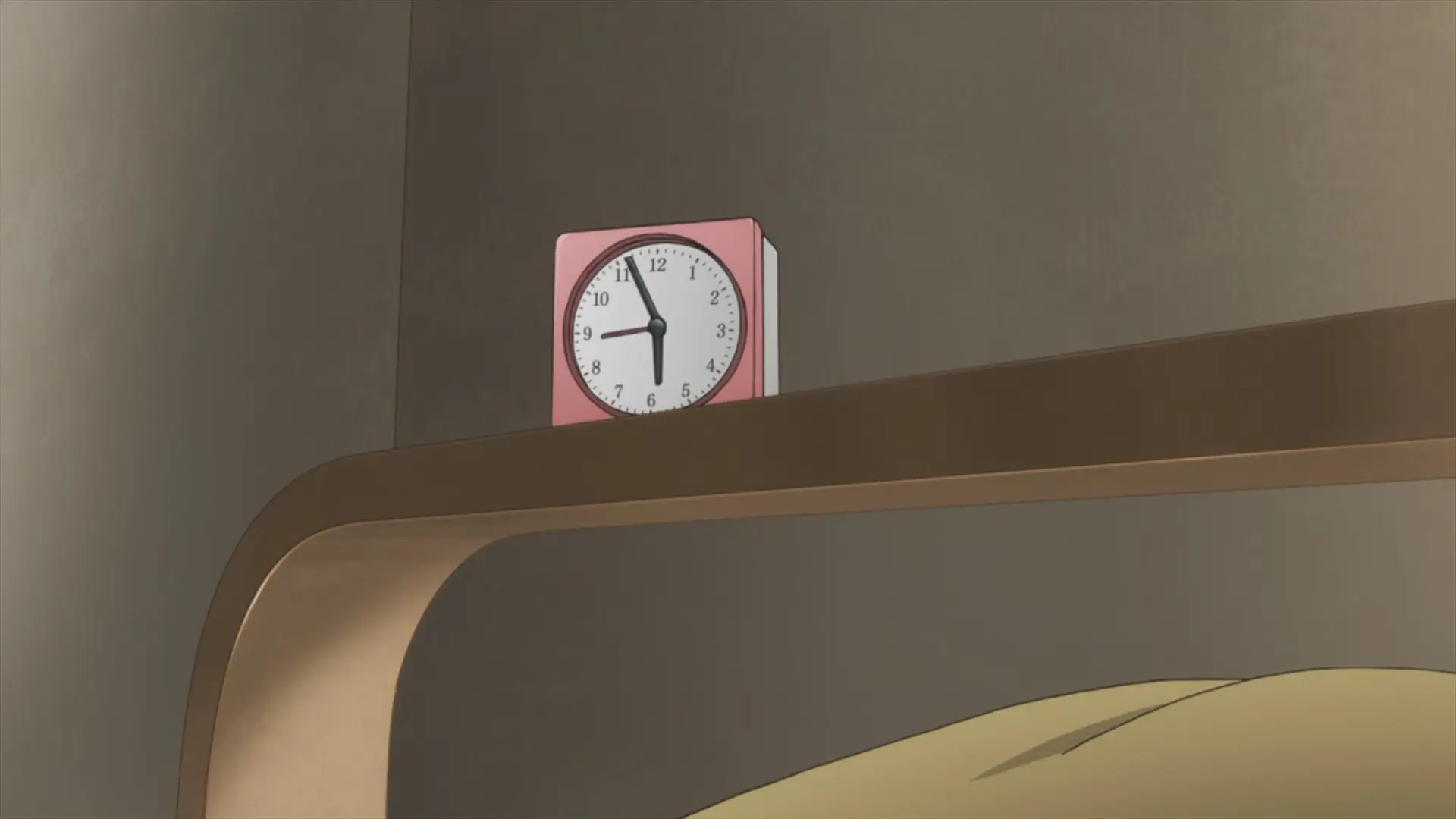 Aoi's alarm clock displaying 5:56. (How many does she own?)