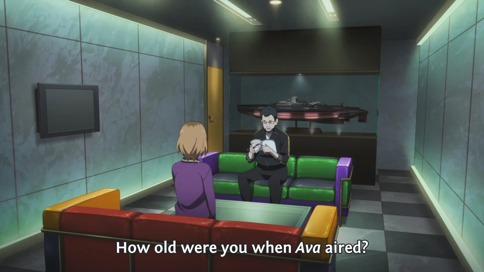 Kanno: "How old were you when Ava aired?"