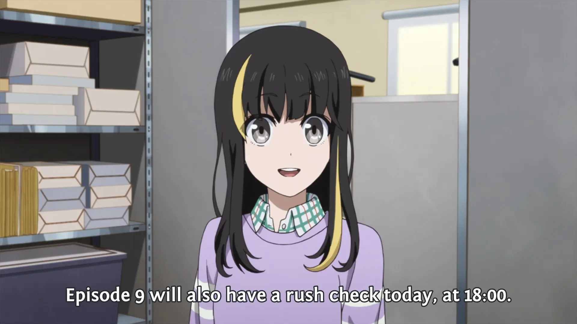 Andou: Episode 9 will also have a rush check today, at 18:00.