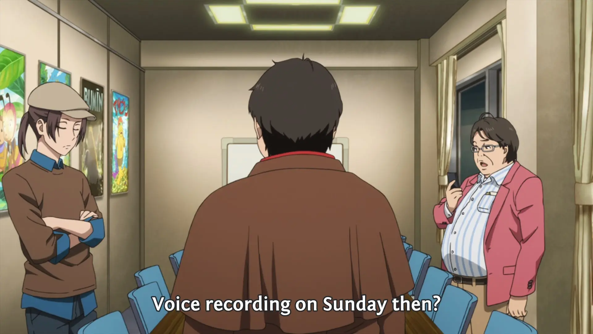 Katsuragi: Voice recording on Sunday then?