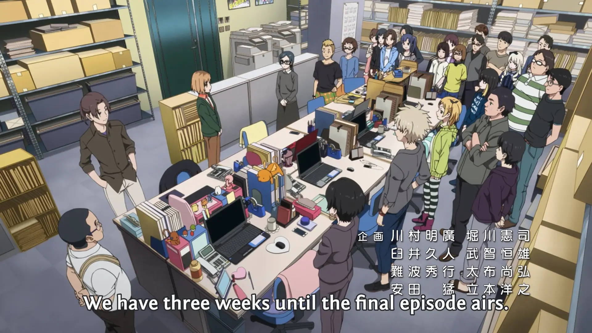 Aoi: We have three weeks left until the final episode airs.